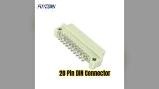 DIN 41612 Konektor Sudut Kanan 20 Pin