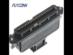 Konektor Docking Amp Telco CHAMP Penutup Plastik 180 Derajat, Konektor Centronic Wanita IDC 50pos