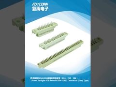 2 baris DIN 41612 Konektor Konektor Eurocard PCB Pria & Wanita