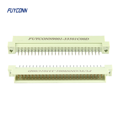 PCB lurus 50 Pin Konektor Eurocard 41612 Konektor Pria