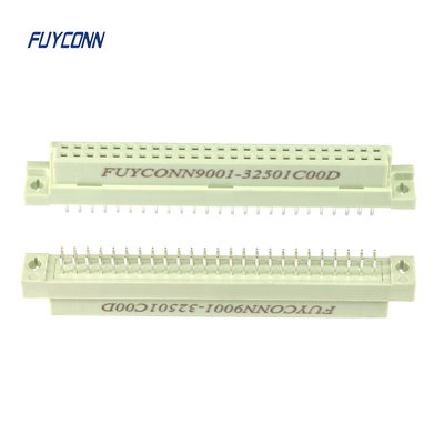 Straight 50 Pin Connector Female , Eurocard Vertical DIN41612 Connector