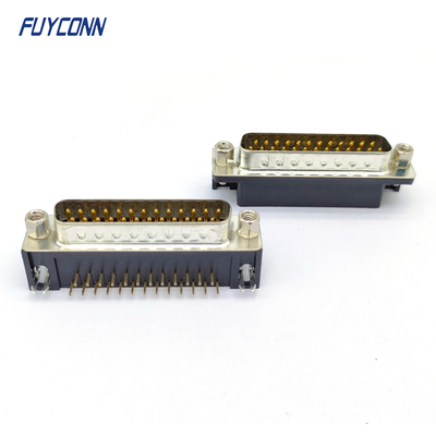 25 Pin Plug Male D-SUB Connector 8.08mm jarak 9 15 25 37 pin Male DB Connector