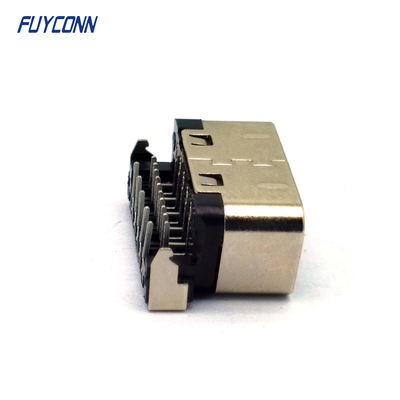 0.4mm Lower Profile D-SUB Connectors Right Angle PCB 15 Pin Wanita VGA