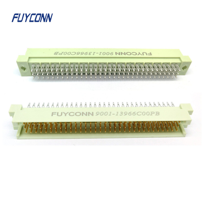 Penghubung pria tanpa solder DIN41612 3 baris 96pin Press Pin Jenis PCB