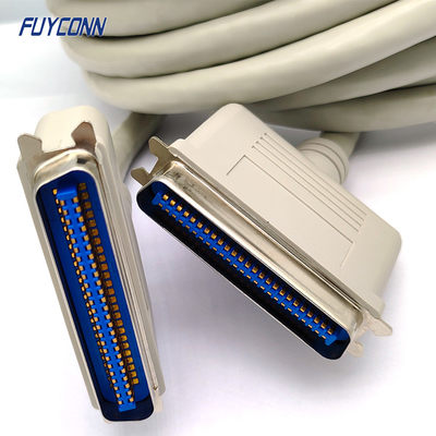 IEEE-1284 50pin Solder Cup Centronics Connector Kabel Printer Paralel CN50 Untuk CN50