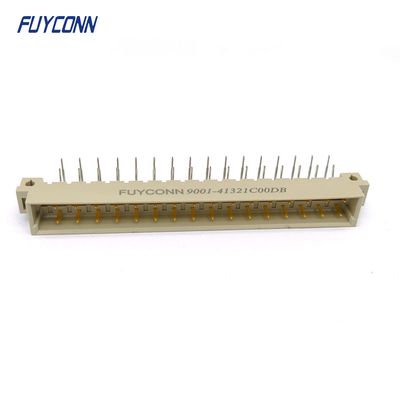 Jenis Daya 32Pin DIN41612 Konektor PCB Sudut Kanan 2 * 16P 32P 5.08mm Konektor Pria