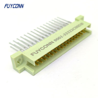 32Pin DIN41612 Male Connector W / 15mm Terminal 2 * 16P Pencet Pin 41612 Konektor