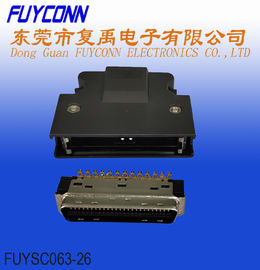 FUYSC063-26 SCSI Connector Dengan Plastik Dust Cover Sider Spring