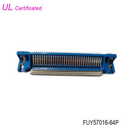 64 Pin DDK Centronic Male R / A PCB Connector dengan Boardlock Bersertifikat UL