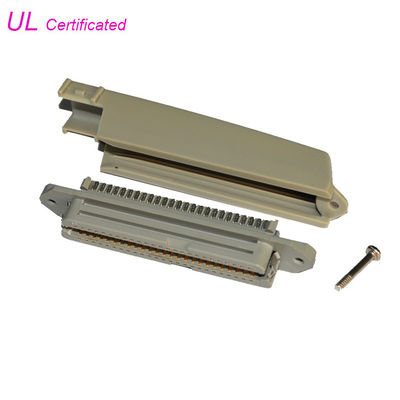 TYCO 25 pair Female Centronic Solder Connector With 90° Plastic Cover Certificated UL
