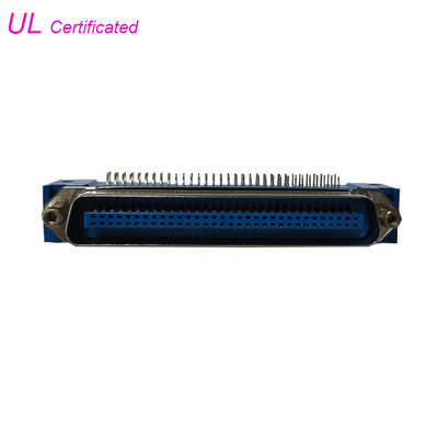 64pin Male Centronic Champ Printer Konektor PCB Sudut Kanan 36 Pin Bersertifikat UL