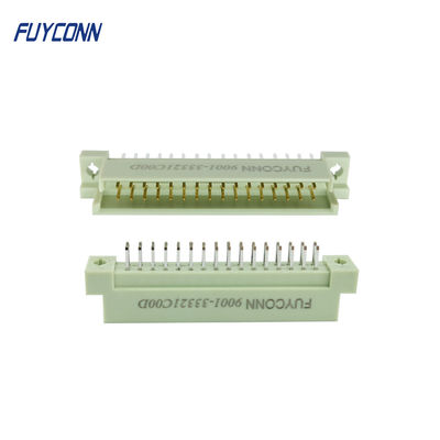 2 baris 2 * 16P 32Pin Konektor PCB Pria Vertikal PCB konektor Eurocard DIN41612