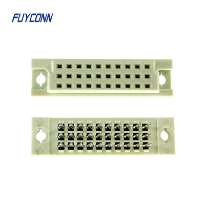 Pin tanpa solder Konektor Eurocard Wanita 3 Baris 3x10pin 20pin 30pin DIN41612