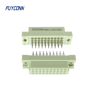 Pin tanpa solder Konektor Eurocard Wanita 3 Baris 3x10pin 20pin 30pin DIN41612