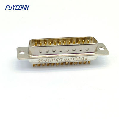 Konektor DB Pin Mesin Piala Solder Pria 9 15 25 37 Konektor D-SUB Mesin Pos
