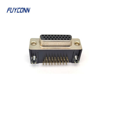 Konektor D-SUB Kepadatan Tinggi PCB Perempuan, Konektor DSUB 15pin 26pin 44pin 62Pin