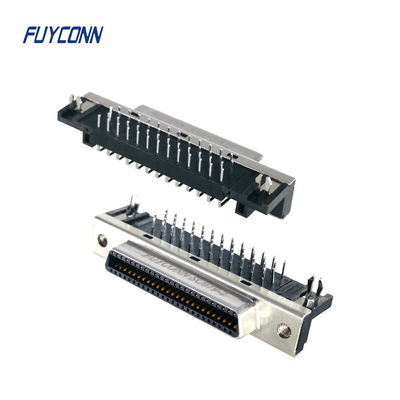 SCSI MDR Konektor PCB Solder Cup IDC Crimp 1.27mm 50pin Konektor Cina