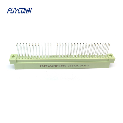 Pria DIN41612 konektor 15mm lurus PCB 2 baris 2 * 32pin 64pin Eurocard konektor