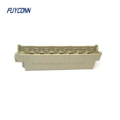 Power DIN41612 Konektor Cina PCB R / A 7 + 8 15Pin 5.08mm Konektor Pria