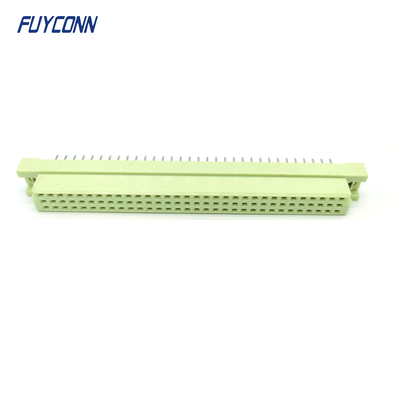 3 baris 96 Pin Simple Type DIN41612 Konektor Wanita PCB lurus