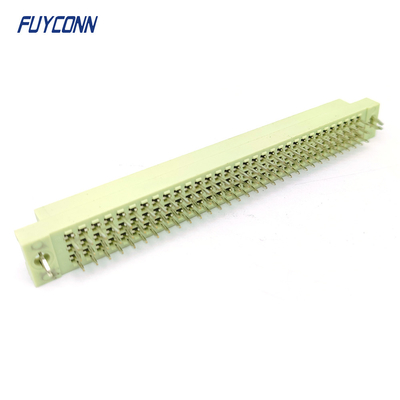 3 baris 96 Pin Simple Type DIN41612 Konektor Wanita PCB lurus
