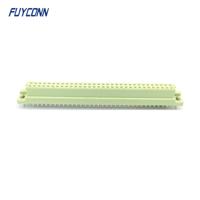 DIN41612 Konektor Pabrik 2 baris 2 * 32P 64P PCB Wanita 41612 Konektor W / Harpoon