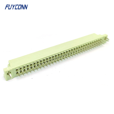 DIN41612 Konektor Pabrik 2 baris 2 * 32P 64P PCB Wanita 41612 Konektor W / Harpoon