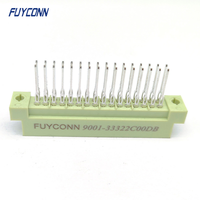 32Pin DIN41612 Male Connector W / 15mm Terminal 2 * 16P Pencet Pin 41612 Konektor