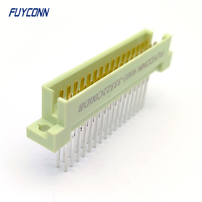 32Pin DIN41612 Male Connector W / 15mm Terminal 2 * 16P Pencet Pin 41612 Konektor