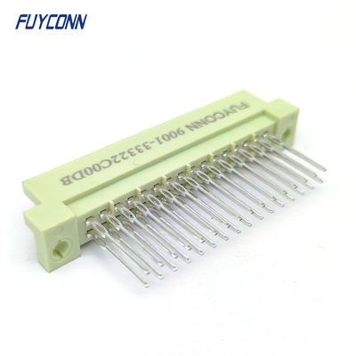 32Pin DIN41612 Male Connector W / 15mm Terminal 2 * 16P Pencet Pin 41612 Konektor