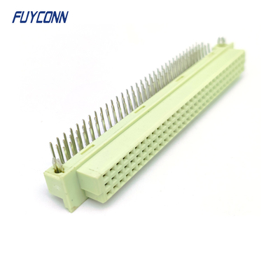 DIN 41612 Sudut Konektor 3 Baris 96Pin PCB Wanita 396 DIN41612 Konektor