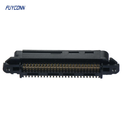 TE 229974-1 Konektor Pengganti, Konektor Berbentuk D 50 / 64 Posisi, Steker, Kabel-ke-Kabel, Pemasangan Kabel (Gantung Bebas), Garis Tengah 2,16 mm [.085 in], Konektor Docking CHAMP