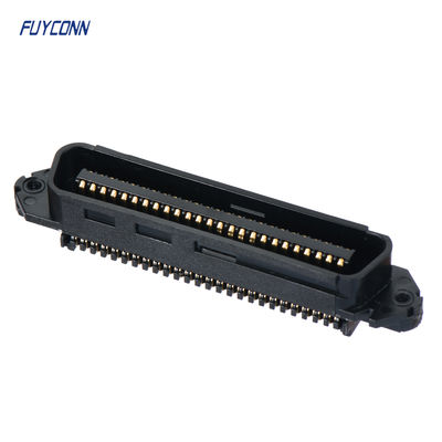 TE 229974-1 Konektor Pengganti, Konektor Berbentuk D 50 / 64 Posisi, Steker, Kabel-ke-Kabel, Pemasangan Kabel (Gantung Bebas), Garis Tengah 2,16 mm [.085 in], Konektor Docking CHAMP