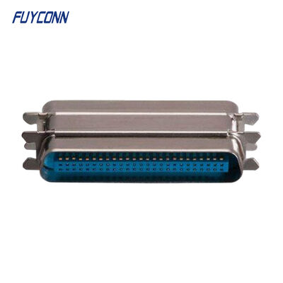 Pengubah Gender Telco / Amphenol Profil Rendah 50 Pin - Jantan ke Jantan