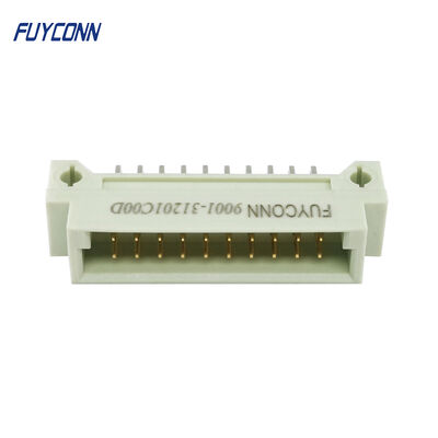 Mengganti Harting P/N 09 24 120 6921 DIN-Signal 3B020MS-3, DIN Signal Type 3B Male Solder Angle 20-Poles