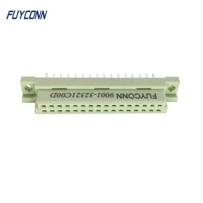 Sinyal DIN Tipe 2B Solder Wanita Lurus 32 Kutub, Ganti Harting P/N 09 22 232 6824 DIN 41612 2B032FS-2