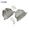 ISO9001 Metal Backshell Zinc D Sub Cover Untuk 37P D Sub Connector