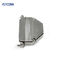 ISO9001 Metal Backshell Zinc D Sub Cover Untuk 37P D Sub Connector