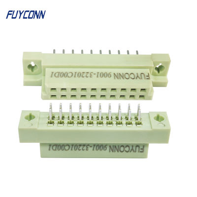 2 Baris Female DIN41612 Konektor Eurocard PCB Lurus 2x10P