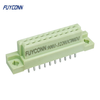 2 Baris Female DIN41612 Konektor Eurocard PCB Lurus 2x10P