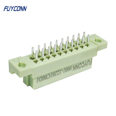 2 Baris Female DIN41612 Konektor Eurocard PCB Lurus 2x10P