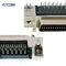 Konektor SCSI 26Pin Tipe PCB Sudut Kanan Wanita Dengan Kunci Papan Seng Shell