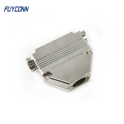 Nikel Plated Metal 50 Posisi D SUB Konektor Hood Dengan Sekrup