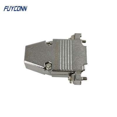 Nikel Plated Metal Bentuk T 15 Pin D SUB Connector Hood