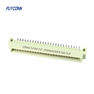 Sudut Kanan PCB 3 Baris Konektor Eurocard Pria Lurus DIN 41612