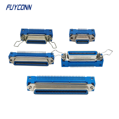Konektor Centronics Wanita Sudut Kanan PCB 14pin 24pin 36pin 50pin 64pin
