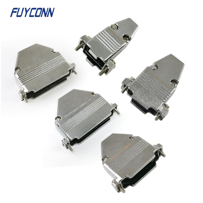 Debu Lurus 9pin 15pin 25pin 37pin 50pin D SUB Connector Top Entry Metal Backshell