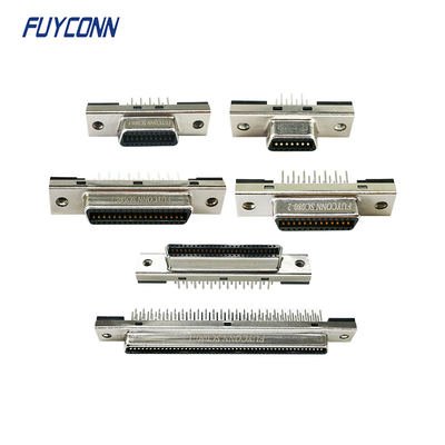 Konektor SCSI PCB Lurus 100pin 68pin 50pin 36pin 20pin 14pin Female