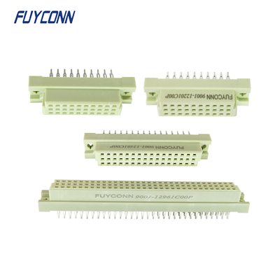 Tekan Pin Solderless Eurocard Connector Female 3 Baris 30pin 48pin 96pin