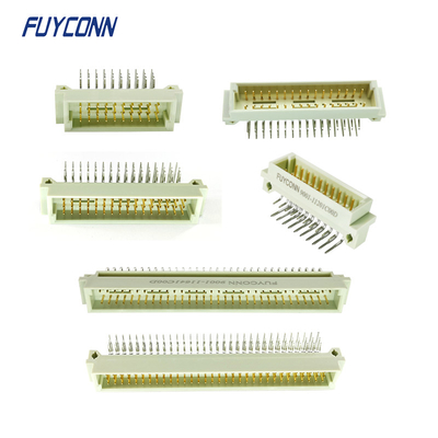 3Rows R/A 41612 Konektor Pria 90 Derajat Sudut Kanan PCB Eurocard